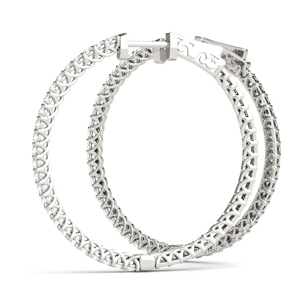 Earrings Hoop Earrings Vault Lock - alt view