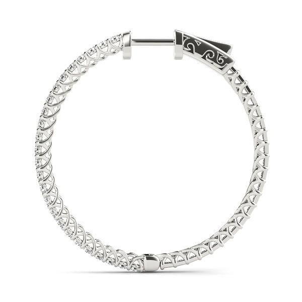 Earrings Hoop Earrings Vault Lock - alt view