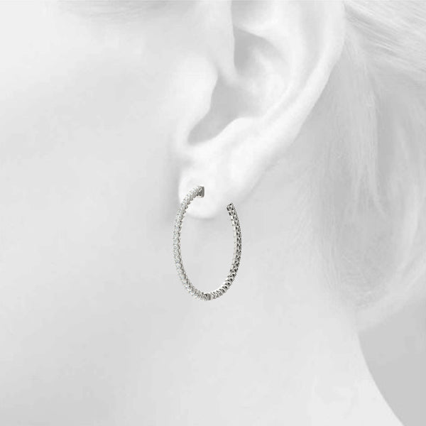 Earrings Hoop Earrings Vault Lock - alt view