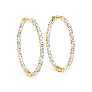 .75 Inch 4 Prong Round Hoop