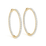 1.6 Inch 4 Prong Round Hoop