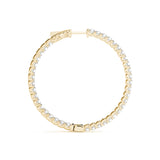 1 Inch 4 Prong Round Hoop - alt view