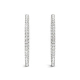 1.4 Inch 4 Prong Round Hoop - alt view