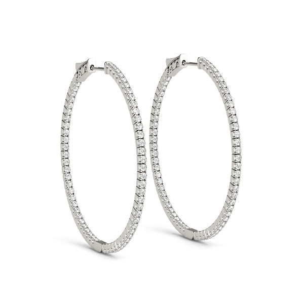 2 Inch 4 Prong Round Hoop