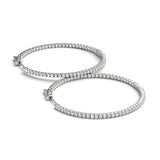 2 Inch 4 Prong Round Hoop - alt view