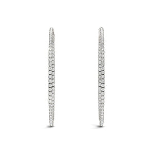 2 Inch 4 Prong Round Hoop - alt view