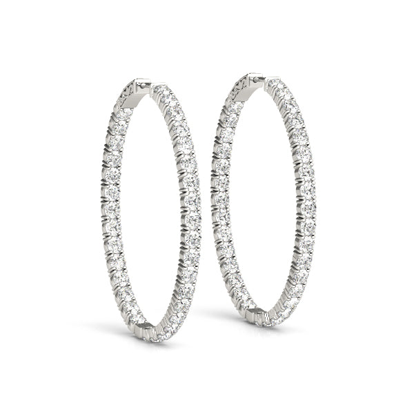 1.25 Inch 4 Prong Round Hoop