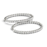 1.25 Inch 4 Prong Round Hoop - alt view