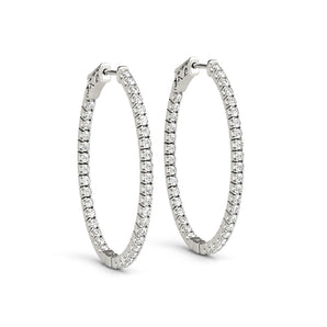 1.5 Inch 4 Prong Oval Hoop
