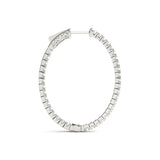 1.5 Inch 4 Prong Oval Hoop - alt view