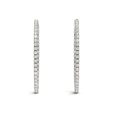 1.5 Inch 4 Prong Oval Hoop - alt view
