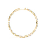 1.2 Inch 2 Prong Round Hoop-open Back - alt view