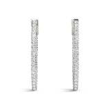 1.4 Inch 2 Prong Oval Hoop - alt view