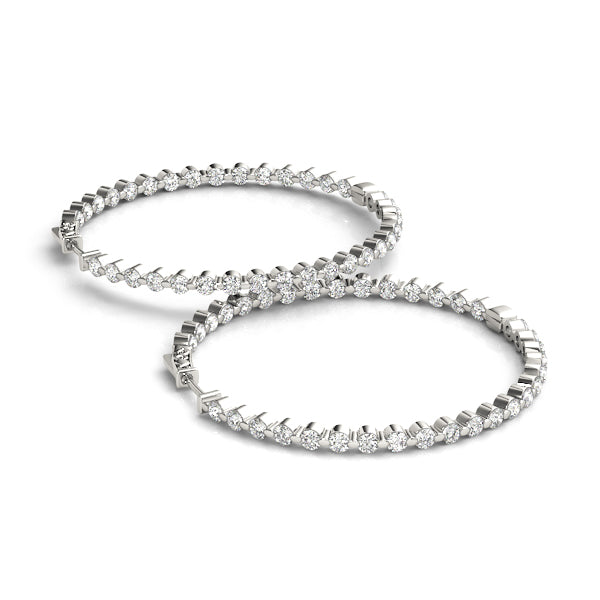 1 Inch 1 Prong Round Hoop - alt view