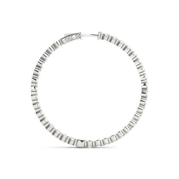 1 Inch 1 Prong Round Hoop - alt view