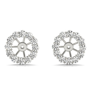 Earring Jacket For .75 Ct Center