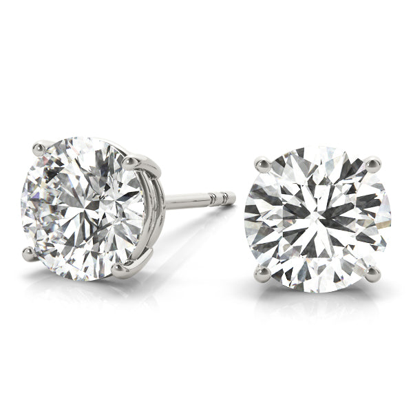 (1/2 Cttw) .25 Ct 4 Prong Wire Earrings - alt view
