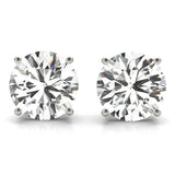 (3/8 Cttw) .15 Ct 4 Prong Wire Earrings