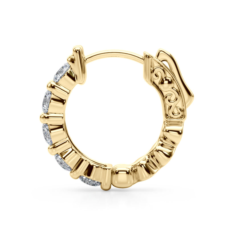 Single-Row Vault Lock Hoops - alt view