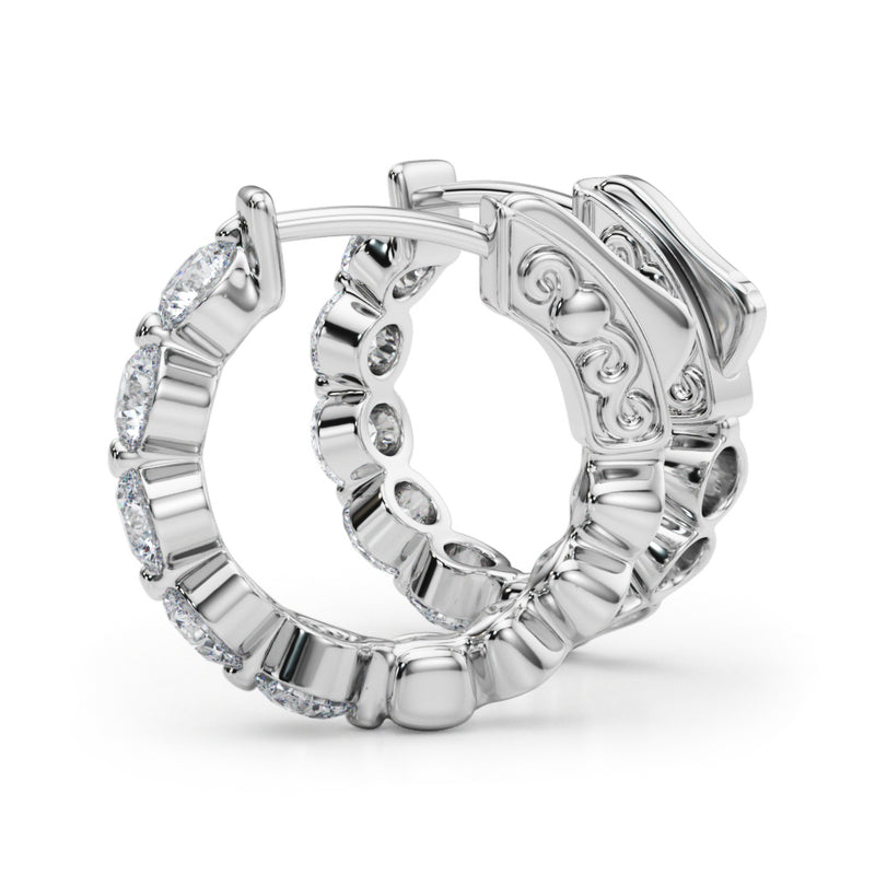 Single-Row Vault Lock Hoops - alt view