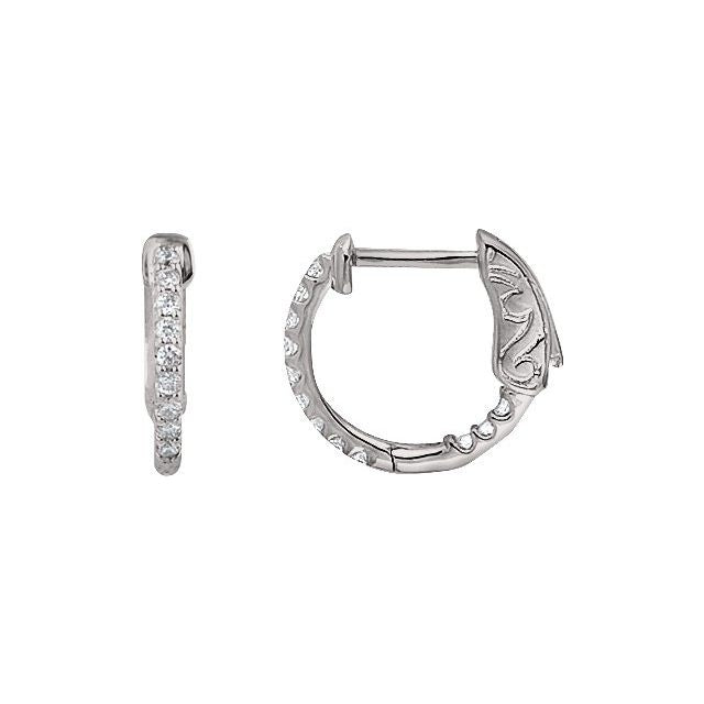 The Ines — Round Hoop Earrings - Yellow