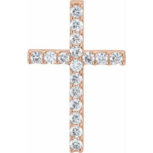 The Amoret — Round Cross Petite Pendant - Yellow