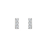 5 ct tw Round Lab Grown Diamond Stud Earrings in 14K White Gold... - view 2