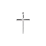 6 ct Round Lab Grown Diamond Cross Petite Pendant in 14K White Go... - view 3