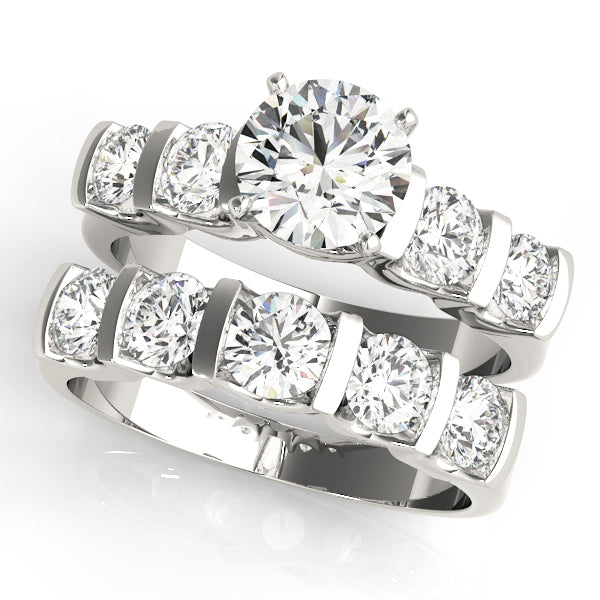 Single-Row Prong-Set Engagement Ring - alt view