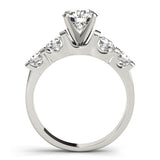 Single-Row Prong-Set Engagement Ring - alt view
