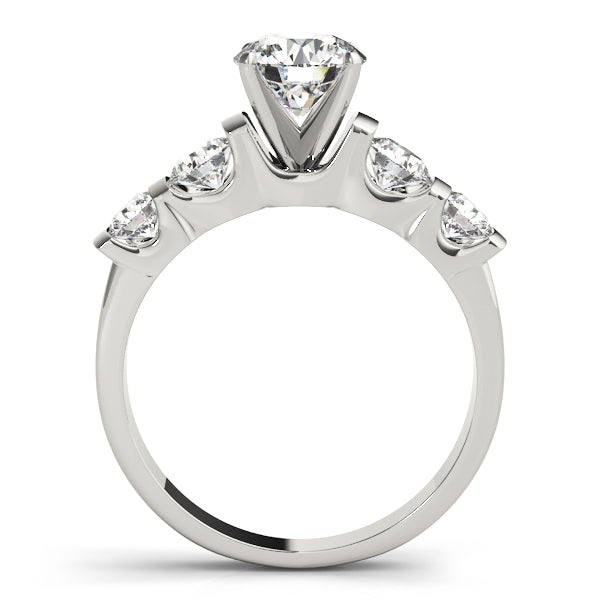 Single-Row Prong-Set Engagement Ring - alt view