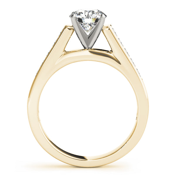 Fancy Shape Princess Engagement Ring (50308-B-E)