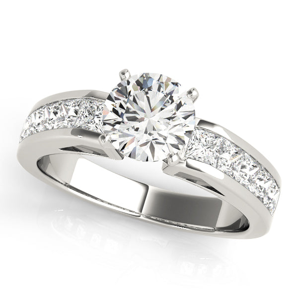 Fancy Shape Princess Engagement Ring (50317-E)