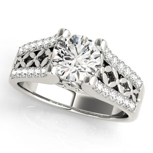 Round Multirow Engagement Ring