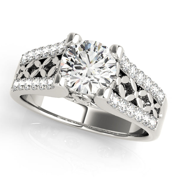 Round Multirow Engagement Ring