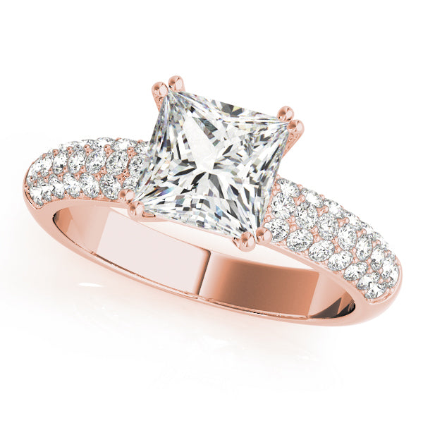 Pave Engagement Ring (50358-E)