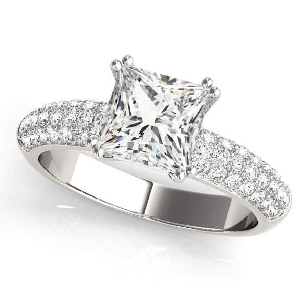 Pave Engagement Ring (50358-E)