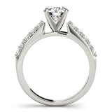 Single-Row Prong-Set Engagement Ring - alt view