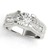 Round Multirow Engagement Ring