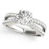Round Multirow Engagement Ring
