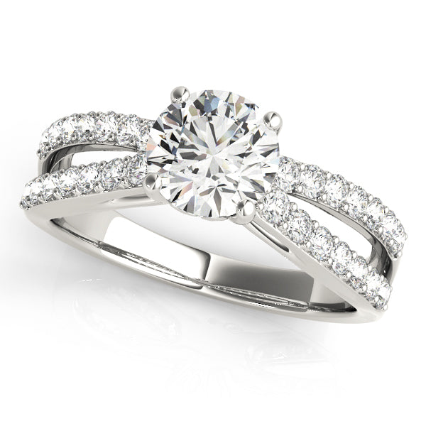 Round Multirow Engagement Ring