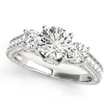 2 ctw Round Three Stone Engagement Ring (50509-E)