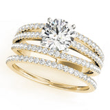 Multirow Engagement Ring - alt view