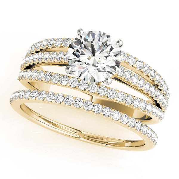 Multirow Engagement Ring - alt view