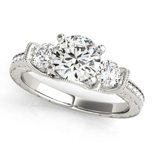 2 ctw Round Three Stone Engagement Ring (50529-E)