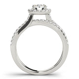 Halo Engagement Ring (Round Center) - alt view
