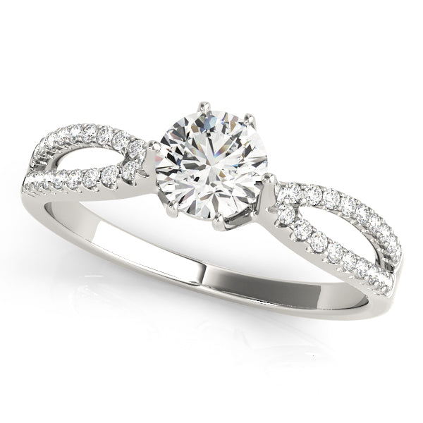Round Multirow Engagement Ring