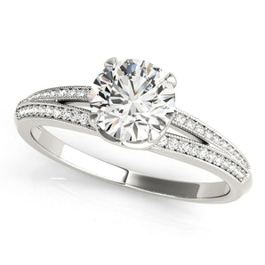 Round Multirow Engagement Ring