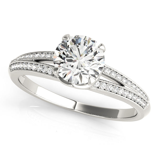 Round Multirow Engagement Ring