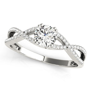 Round Multirow Engagement Ring